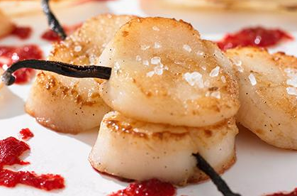 Coquilles met vanille